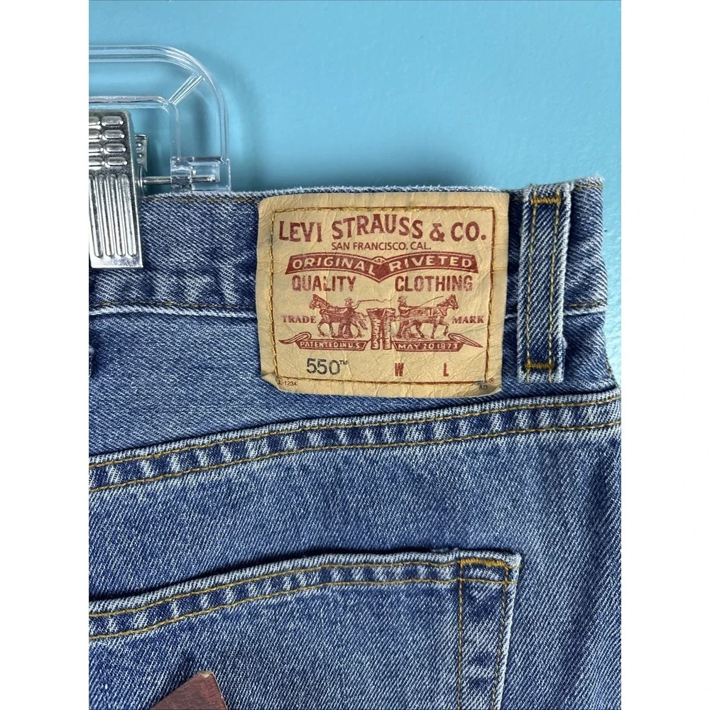 Levi's 550 50x30 Y2K Deadstock Blue Jeans Big And Tall